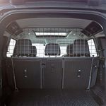 Travall Dog Guard for Land Rover Defender 110 (2020-) Tailored Fit Luggage Barrier Load Separator Heavy Duty Powder Coated Steel Pet Barrier Mesh Cage Car Seat Compatible