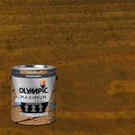 Olympic Stain 56505-1 Maximum Wood Stain and Sealer, 1 Gallon, Transparent Stain, Canyon Brown