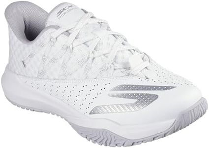 Skechers Women's Viper Court Rally Pickleball Sneaker, White, 7.5