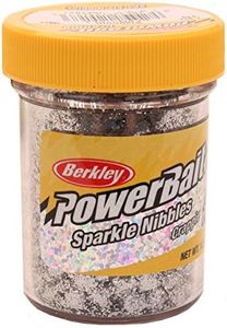 (Platinum) - Berkley SCSN-PLT PowerBait Crappie Sparkle Nibbles, Platinum, 35ml