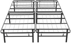 Classic Brands Hercules Black Heavy Duty Metal 14-Inch Platform Mattress Foundation Bed Frame - Queen