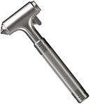 All Metal Safety Hammer with Window Breaker and Seatbelt Cutter, Aluminum Alloy Life Saving Emergency Escape Tool for Car (1pc)