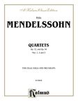 String Quartets, Opus 12; Opus 44, Nos. 1, 2 & 3: For Two Violins, Viola and Cello (Kalmus Edition)