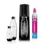 sodastream Terra Megapack Water Carbonator To Turn Water Into Sparkling Water, 28.8 X 19.5 X 43.6, Black