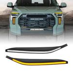 TBHOO Led Headlamps Turn Signal Lights For 2022 2023 2024 Toyota Tundra Hood Light Strip Daytime Running Light Headlights DRL Exterior Car Decor Atmosphere Light