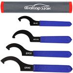 GallopMax 4Pcs Universal Coilover Spanner Wrench Set, Shock Wrench Adjustable Spanners for Most Car and Motorcycle Coil Over Shock Adjustments