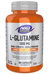 NOW Sports Nutrition, L-Glutamine, Double Strength 1,000 mg, Amino Acid, 120 Veg Capsules