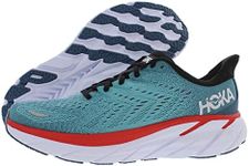 HOKA ONE ONE Clifton 8 Mens Shoes, Real Teal/Aquarelle, 9.5