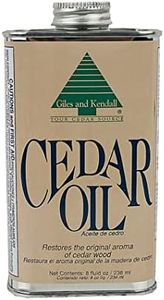 Giles & Kendall Low Luster Clear Oil-Based Cedar Oil 8 oz.