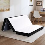 Lukace Foldable Mattress, 6 Inch Folding Mattress for Home and Travel, Folding with Washable Cover Queen Size (58"X78"X6")