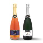 St. Regis Spritz & Brut 2 Pack 750 mL (2 x 750 mL Per Bottle) - Twice The Deal - Non Alcoholic Sparkling Wine - Low Carb and Low Sugar - Ideal Wedding Gifts - Enjoy Life and Flavorful Wine