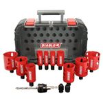 Diablo 14Piece High Performance Hole Saw For Plastic