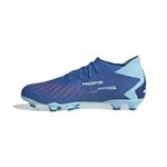 adidas Unisex-Adult Cleats Soccer Shoe, Bright Royal/White/Bliss Blue, 8.5 Women/7.5 Men