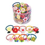 Shining Diva Fashion 20 pcs Combo Elastic Hair Bands Ties Accessories for Kids Baby Girls Women (rrsd14744hb)