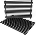 onlyfire Porcelain Enameled Steel Replacement Cooking Grill Grid Grates for Weber 7528 Genesis E and S 300 Series Models Grill, Set of 2