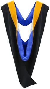 CLERKMANS Unisex Graduation Hood for Bachelors & Masters Degree -University Academic Hood