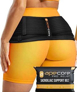 APECORE Sacroiliac SI Hip Belt for Women and Men, Alleviates Sciatic, Pelvic, Lower Back, Leg and Sacral Nerve Pain Caused by Si Joint Dysfunction