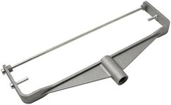 ProDec 12 inch Cast Aluminium Heavy Duty Double Arm Paint Roller Frame with Screw Fitting for Extension Pole, Includes Choice of Roller Fittings Full Width Bar and End Pins