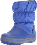 Crocs Unisex Kids Winter Puff Kids Snow Boots, Blue Cerulean Blue Light Grey, 7 UK Child