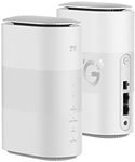 ZTE MC801A HyperBox 5G WiFi Router Unlocked - WWAN - 2-Port-Switch - 802.11a/b/g/n/AC/AX - Dual-Band - débloqué - Blanc