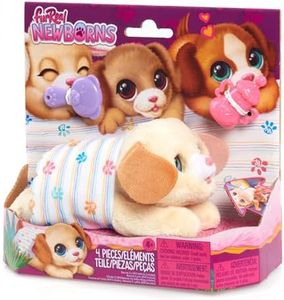 furReal Newborns Puppy Interactive Pet, Small Plush Puppy with Sounds and Motion, Kids Toys for Ages 4 Up by Just Play