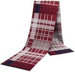 NX-Men's winter plaid scarf windproof and warm cotton shawl scarf soft comfortable scarf men work scarf 07, 07, Tek Beden