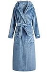 Richie House Long Hooded Robe For W