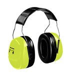 3M Personal Safety Division H10AHV Peltor Optime 105 Hi-Viz Earmuffs NRR 30 dB