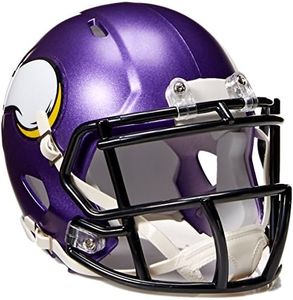 Riddell unisex adult Revolution NFL Minnesota Vikings Speed Mini Helmet, Team Color, One Size US