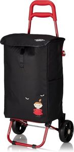 Shifle 4042 Shopping Cart with Hyokkori Name and Cold Insulation Function, MC2.MII Black, Free Size