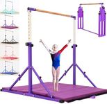Marfual 5 Ft Fold Gymnastic Bar wit