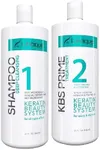 UNNIQUE Professional Keratin Hair Treatment 2-Step Structural Smoothing & Repair System 120 Days of Frizz Freedom in 2 Simple Steps Rebuilds Broken Disulfide Bonds For Wash-And-Go Smoothing