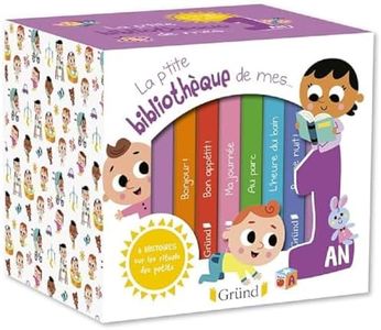 La petite bibliothèque de mes 1 an – Coffret avec 6 livres tout-carton – À partir de 1 an