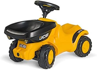 rolly toys JCB Construction Ride-On: Front-Tipping/Dumping Tractor, Youth Ages 1.5+