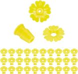 Taicols 15 Replacement Flowers for Hummingbird Feeders, Replacement Parts for Bird Feeders in Most Hanging Feeders, Plastic Flower Feeding Ports