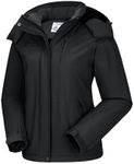 CAMELSPORTS Women's Waterproof Snow Ski Jakcet Fleece Warm Winter Coat Hooded Windproof Insulated Snowboarding Jacket
