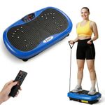 Cockatoo UltraVibe-V9 Vibration Plate Machine for Home with Remote Control, 9 Program Modes, Bluetooth & LCD Display, Weight Loss Machine for Women & Men 150W Power, Max Weight 120kg – Blue