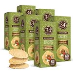 34 Degrees Rosemary Crispbread, 4.5-Ounce Boxes (Pack of 6 )