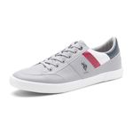 U.S. POLO ASSN. Mens Grey Narlin Sneakers - 9 UK