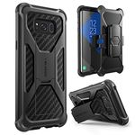 I-Blason Transformer Heavy Duty Dual Layer Combo Holster Case with Rotating Belt Clip for Samsung Galaxy S8 (2017 Release), Black