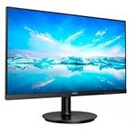 PHILIPS 241V8LA- 24 Inch FHD Monitor, 75Hz, 4ms, VA, Speakers LowBlue, Flickerfree (1920 x 1080, 250 cd/m², HDMI/VGA)