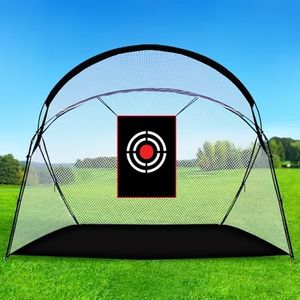 Gagalileo Golf Practice Net Golf Net for Backyard Golf Nets for Indoor Use Driving Range Net Golf Hitting Nets 12X7X6.6FT Home Driving Range Golf Equipment with Target and Carry Bag(Pro White)