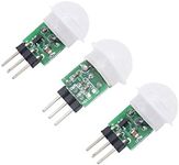 HiLetgo 3pcs AM312 Mini Pyroelectric PIR Human Sensor Module PIR Infrared IR Sensor Body Manual Motion Infrared IR Detector