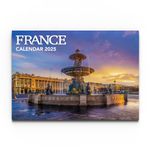 FRANCE Calendar 2025 | Stunning French Photography | Bilingual Days & Holidays | Ample Writing Space | Eco-Friendly & Durable