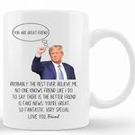 Personalized You'Re Great Dad Papa Mom Grandpa Sister Trump Coffee Mug 11Oz 15Oz, Gift For Your Friends & Family. Birthday Father'S Day Cup For Daddy Grandma. Funny Trump Speech Mug Present