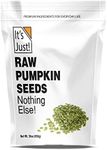 It's Just - Pumpkin Seeds (Pepitas), No Shell, Keto Friendly Snacking, Non-GMO, Packed in USA (Raw/Unsalted, 30 Ounce)