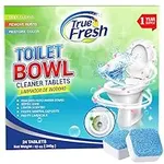 True Fresh Toilet bowl cleaner tablets 24 Pack, 1 year supply of cleaning and Deodorizing your toilet