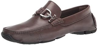 Donald Pliner Men's Dacio Driver Driving Style Loafer, Dark Grey - Calf Leather, 9.5