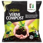 Garden Art Organic 5Kg Vermicompost Fertilizer/Earthworm Manure For Plants| For All KInd of Home and Gardening Plants and Vegetables | With Macro and Micro Nutrient (5, Kilograms)