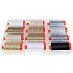 Aurifil Thread 50 wt Cotton 12 Spools - The Basics Collection by Mark Lipinski